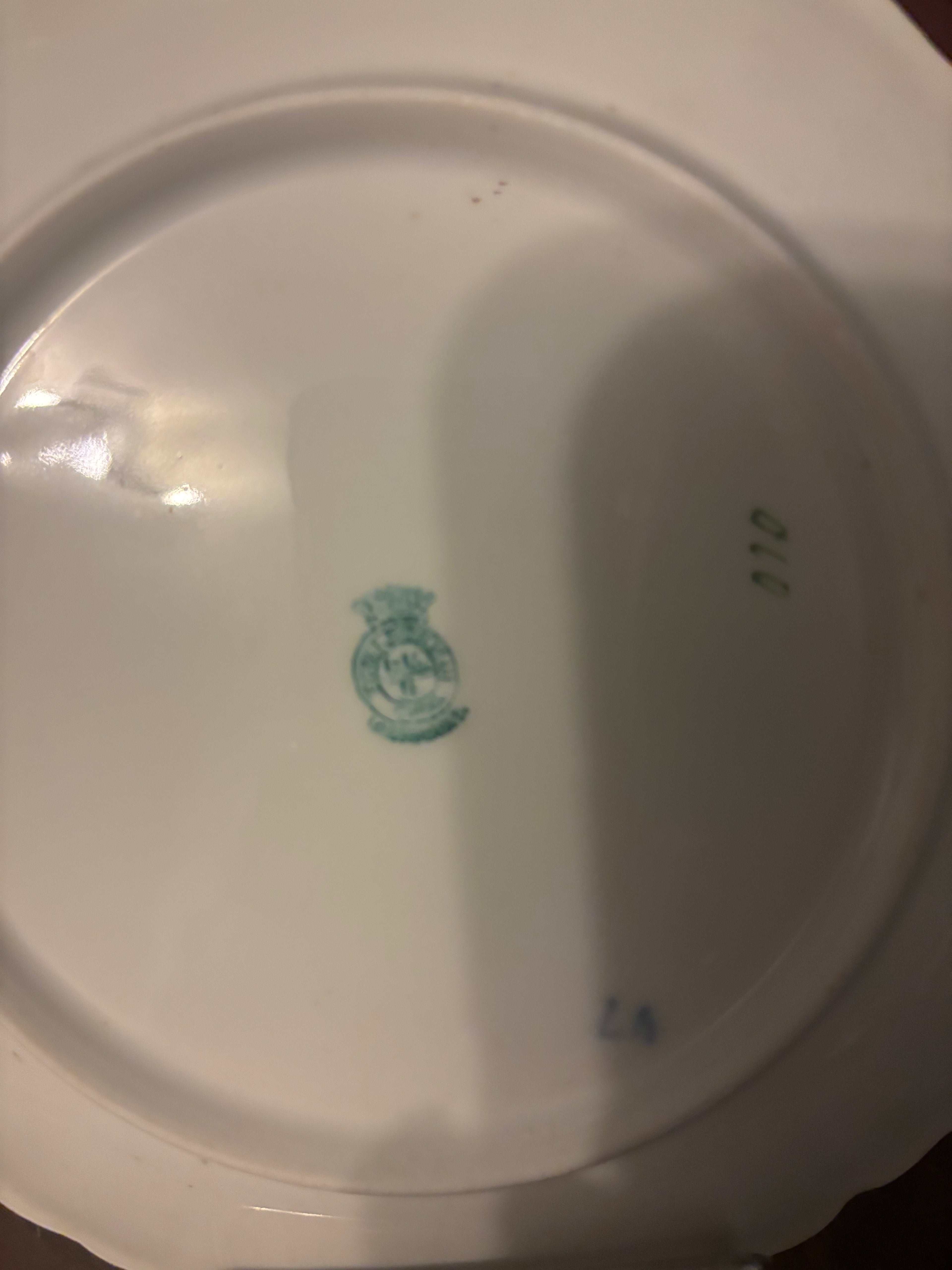 Antique P.M.B Royal Bavarian China Germany Decorative Plate